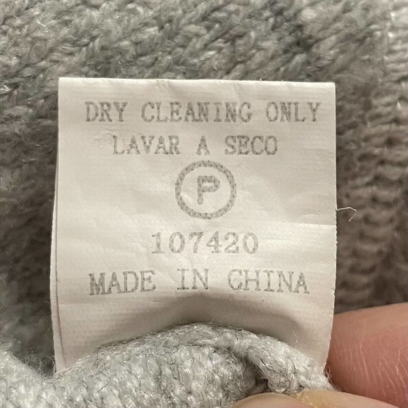 Staccato Size Large Pullover Sweater Gray Chewed Hems Soft Lightweight G… - Picture 7 of 8